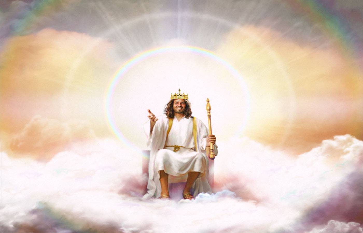 clipart jesus on the throne - photo #10